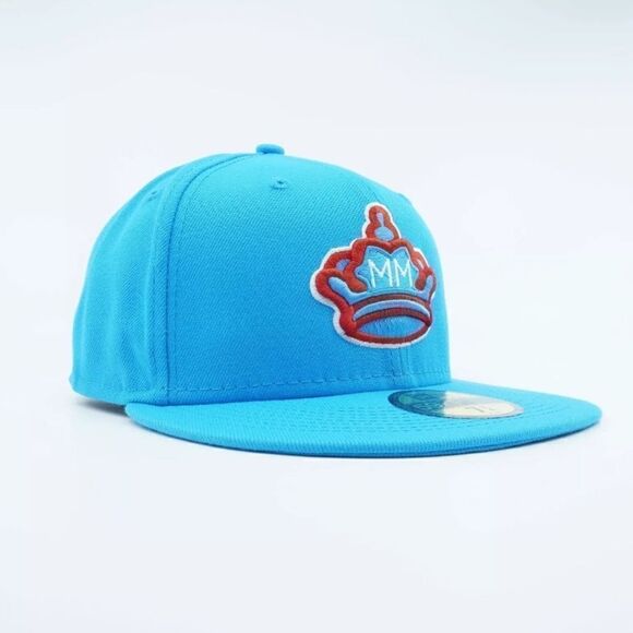 New Era MLB MIAMI MARLINS  FITTED 'CITY CONNECT' - BLUE - Picture 1 of 2